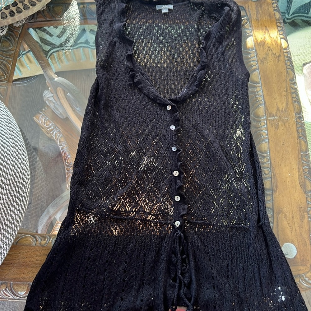 JJill lace tunic/ cover-up M